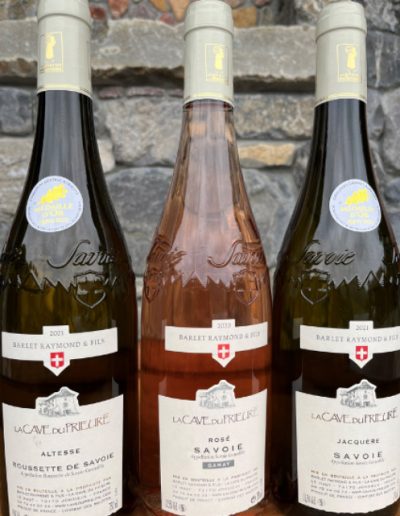 Roussette Altesse, Rosé et Jacquère de Savoie