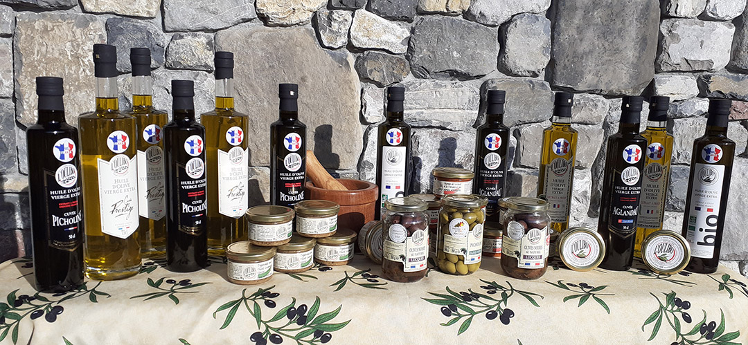 Huiles d'olive Tapenades